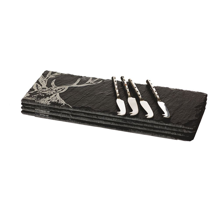 CLEARANCE  - Slate Mini  Cheese Board & Knife Set